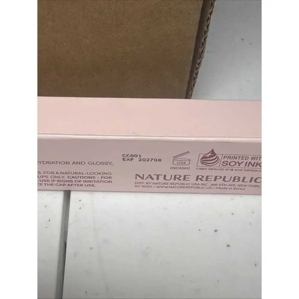 Nature Republic Honey Melting Lip – Rose Pink Hydrating Glossy Lipstick NEW